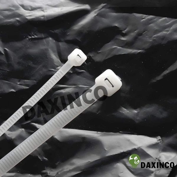 Dây rút nhựa 10x500 trắng Daxinco - dây lạc nhựa 2