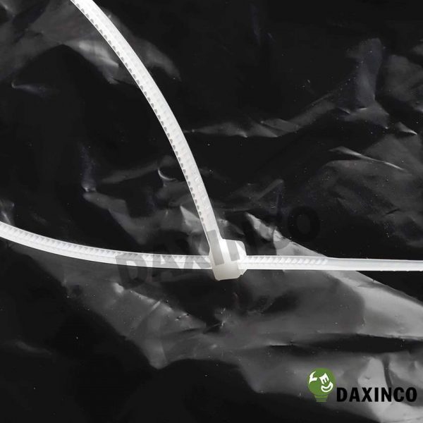 Dây rút nhựa 10x500 trắng Daxinco - dây lạc nhựa 3