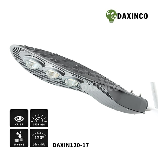Đèn đường led 120W kiểu vợt Daxinco-cv