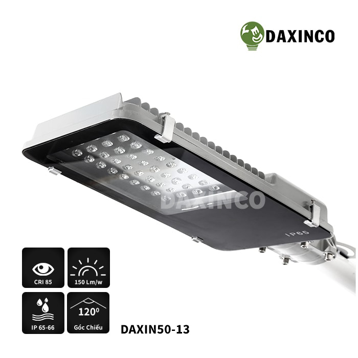 Đèn đường led 50w Daxinco kiểu răng- CV