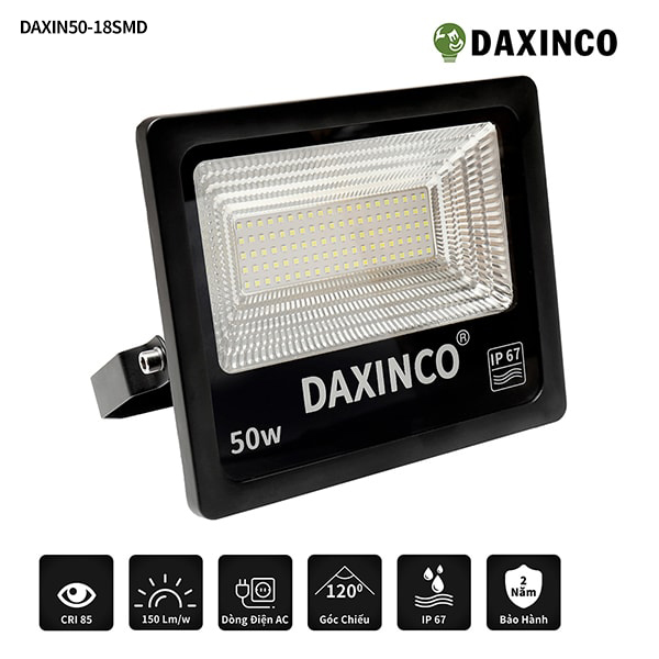 Đèn pha led 50W SMD chiến sỹ Daxinco50-18 -1