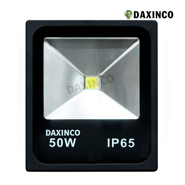 Đèn pha led 50W Daxinco kiểu dẹp đen Daxin50-2