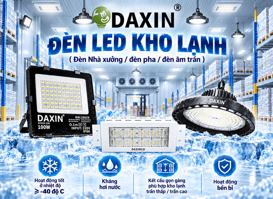 Đèn LED kho lạnh DAXIN