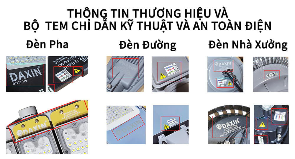 Thông tin nhận dạng thương hiệu DAXIN
